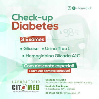 LABORATÓRIO CITOMED - Check-up Diabetes