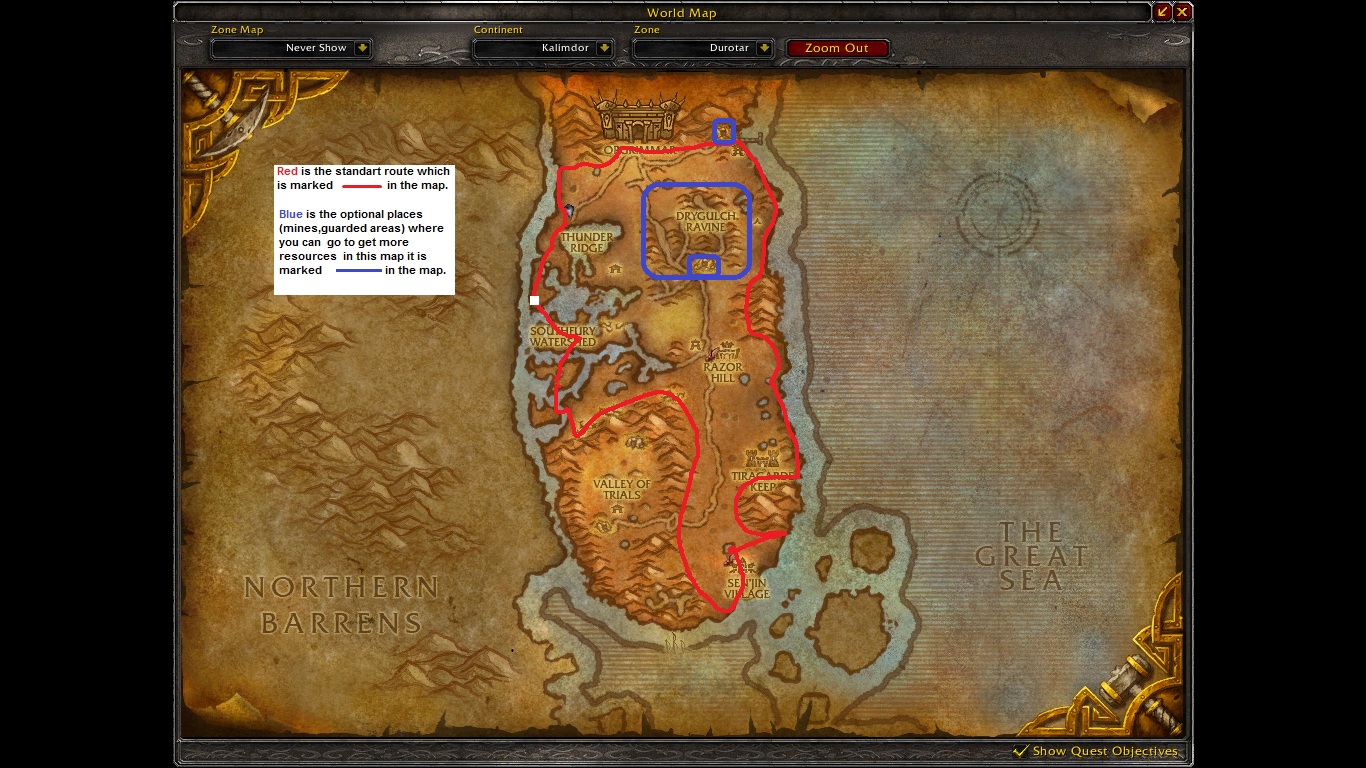 World of Warcraft World of Warcraft Horde Gathering Tips