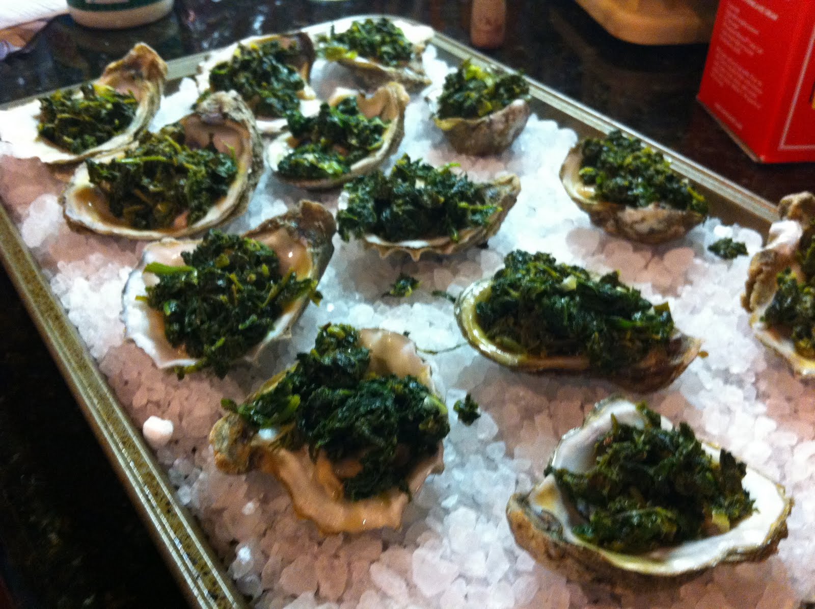 Reckless Abandon Oysters Rockefeller