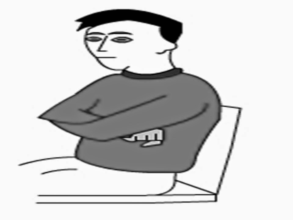 Body language Crossing the arms