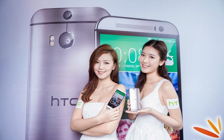 HTC One M8 trên tay người đẹp