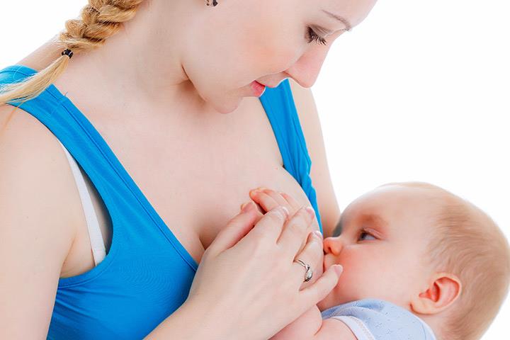Babies breast fed