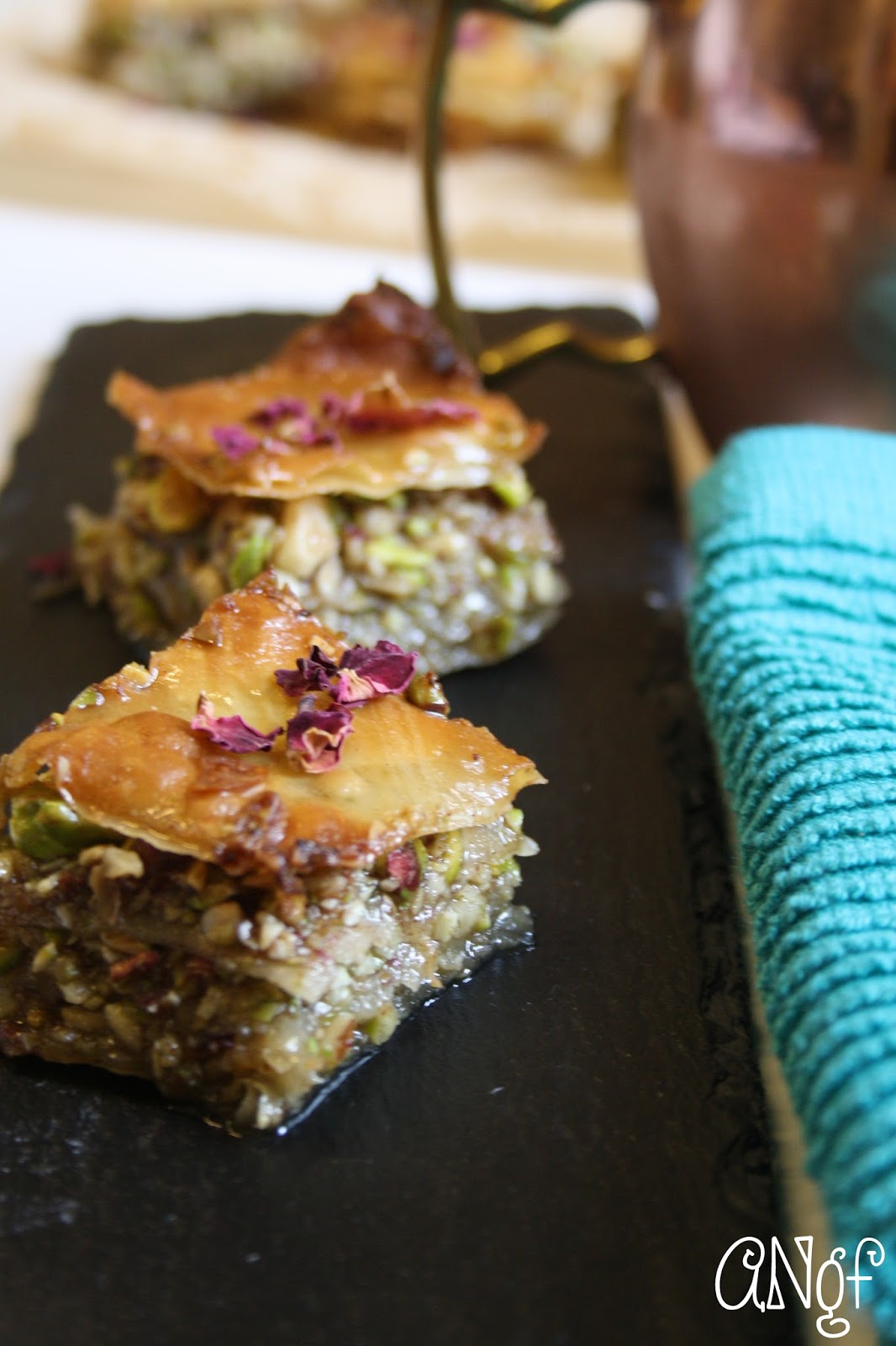 Anyonita Nibbles Gluten Free Recipes Gluten Free Pistachio & Rose Baklava