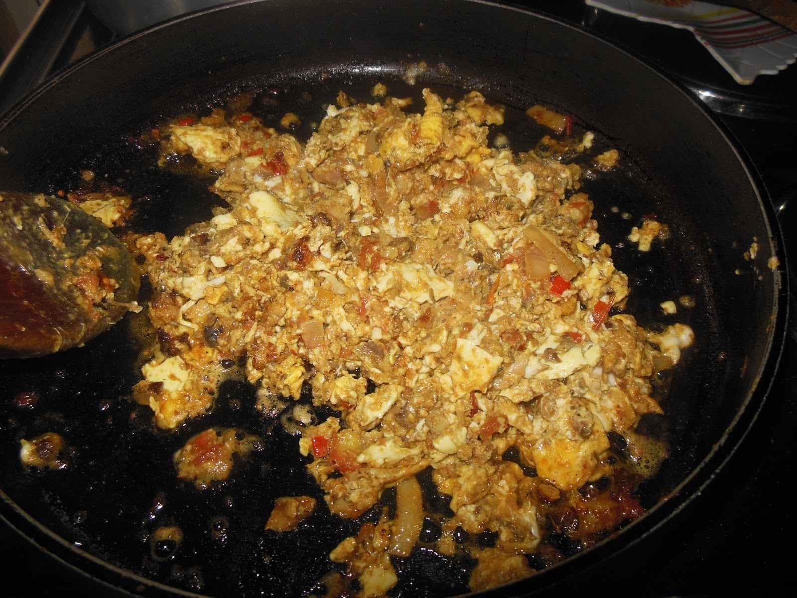 Berry Dakara DaCookKara Love, Couscous with Curried Sardines and Eggs