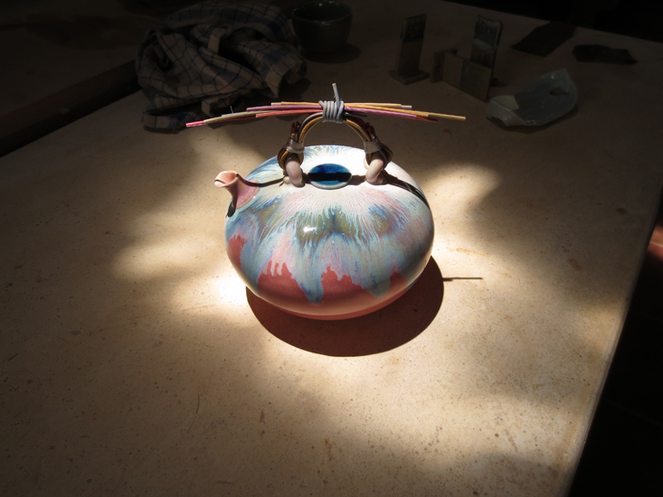 Gaya Ceramic Arts Center Fong Choo at Gaya CAC (glaze firing result from small kiln)