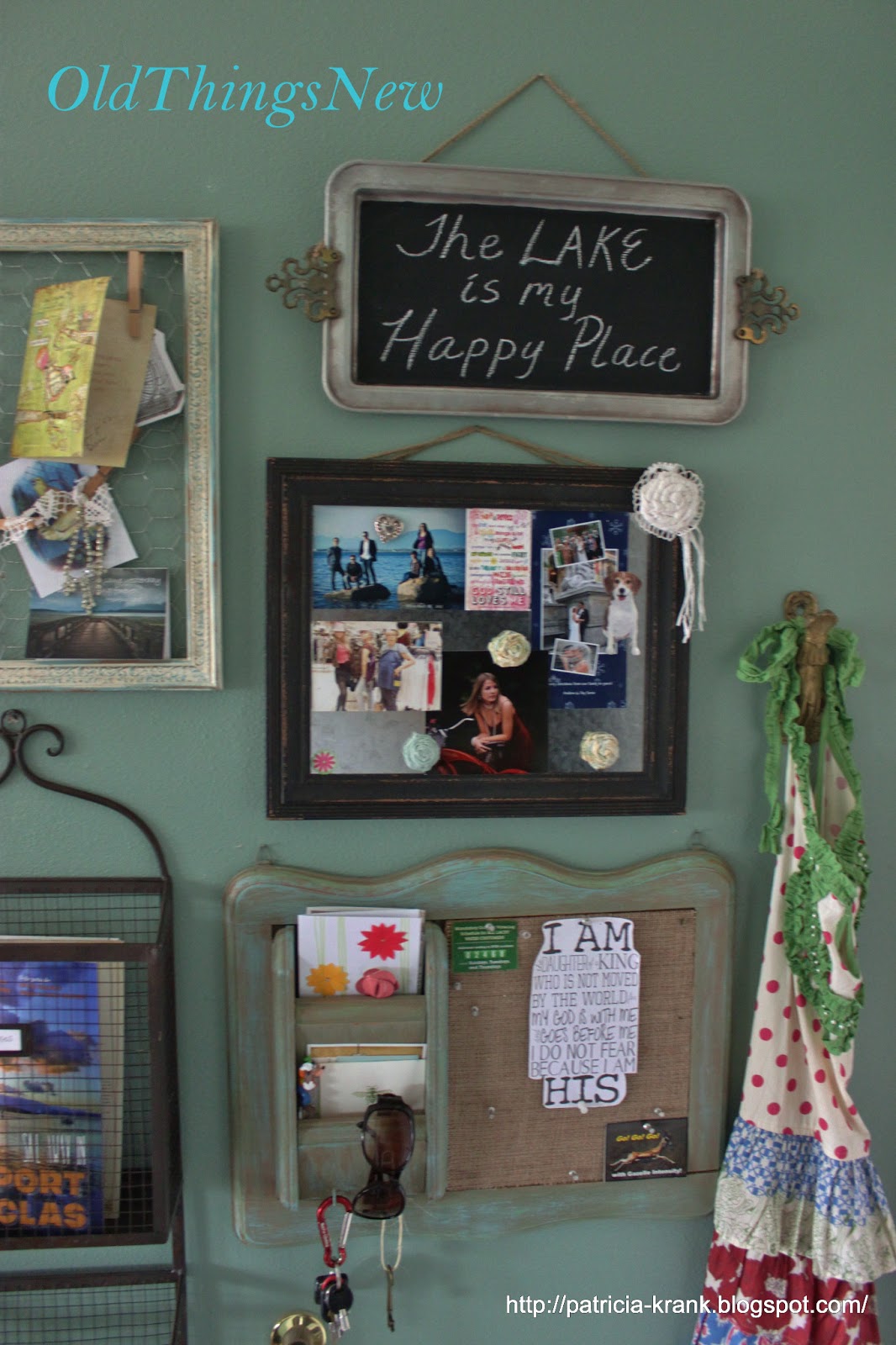 Message Center Wall OLD THINGS NEW