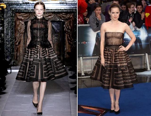Amy Adams in Valentino (Spring 2013 Couture) – ‘Man of Steel’ London Premiere