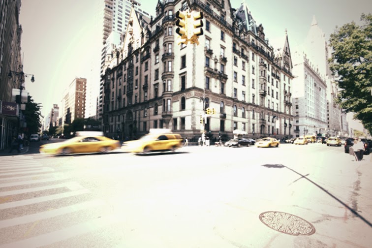 NYC, New York City yello cab, Upper West Side, the Dakota NYC, New York City yello cab, Upper West Side, the Dakota