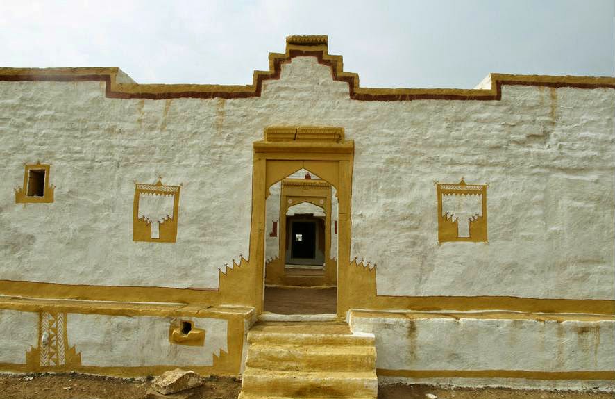 A renovated sample of a house in Kuldhara