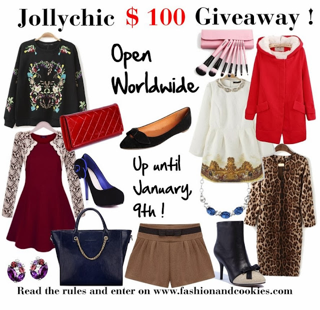 Jollychic 100 gift card Giveaway Fashion and Cookies fashion and