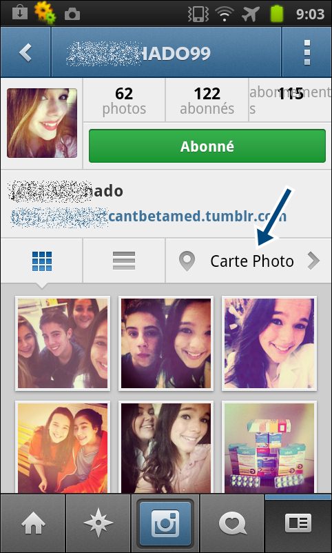 comment trouver un instagram