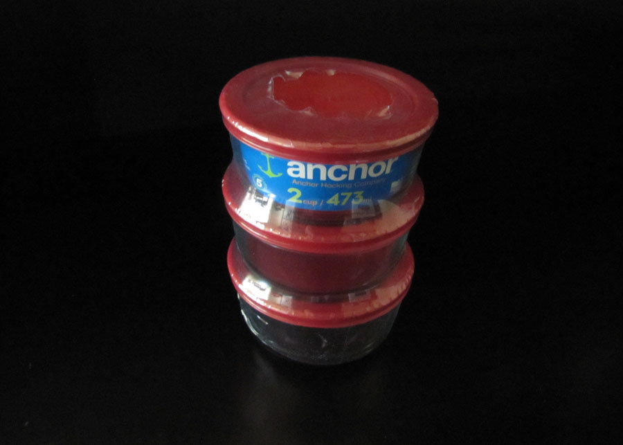 Canadian Tire Set of 3 Mixing Bowls with lids Stainless Steel, 9.99