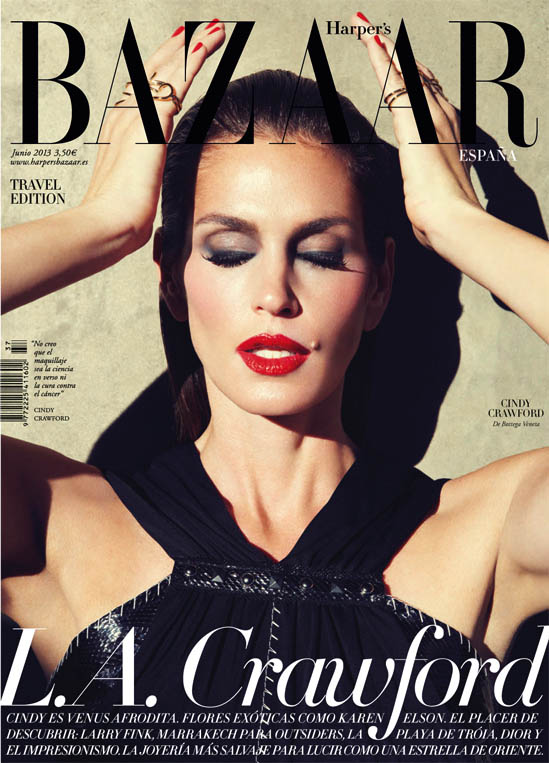 loveisspeed.......: CINDY CRAWFORD STARS IN HARPER’S BAZAAR SPAIN JUNE