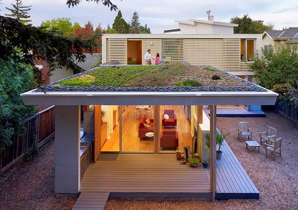 SUNNY MODERN HOUSE DESIGN CALLED AS "CALIFORNIA COOL" AND "GORGEOUS ROOFTOP GARDEN HOUSE" FEATURING NATURAL ILLUMINATION - TOP 7 UNIQUE HOUSE DESIGN