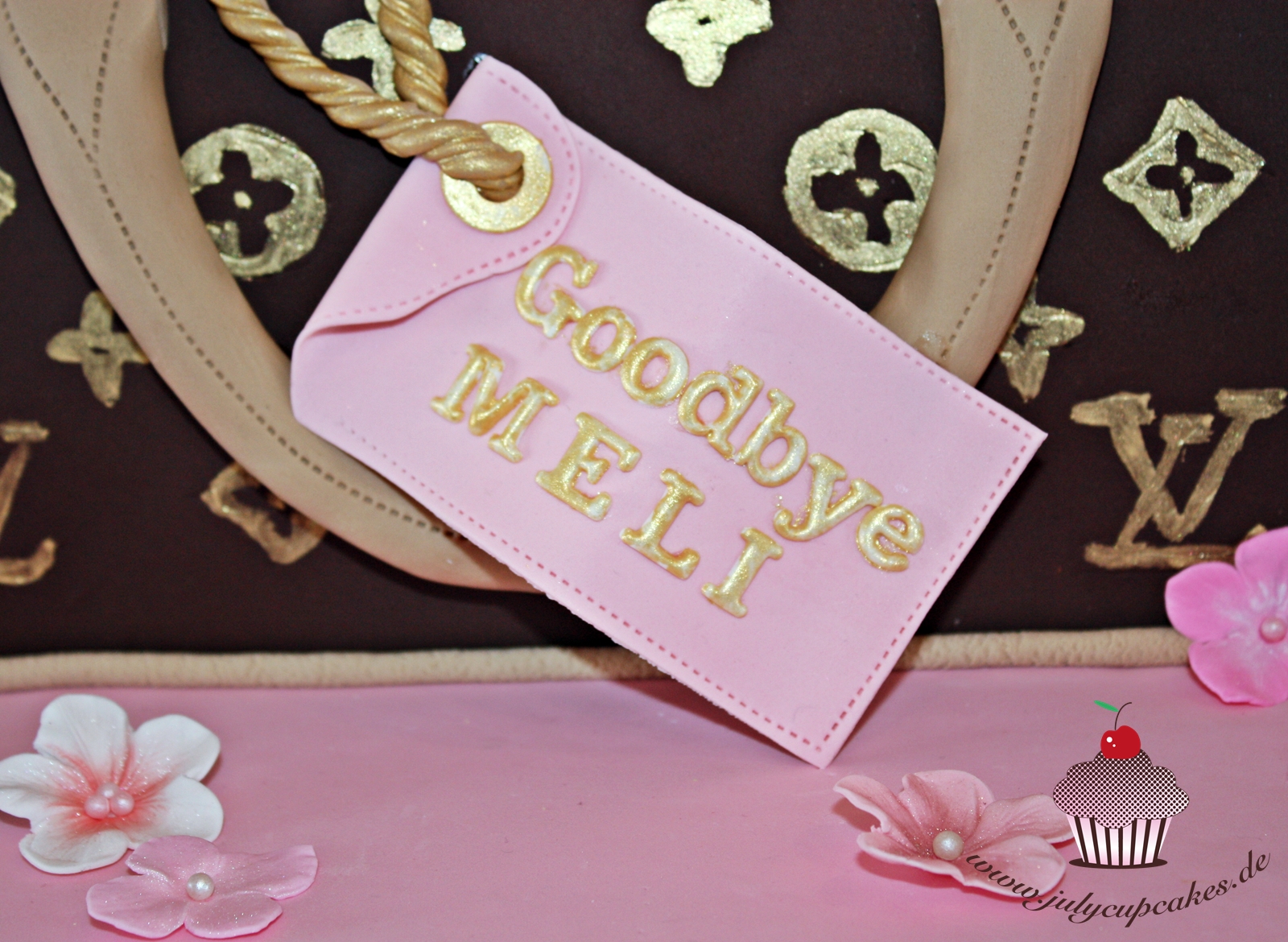 Louis Vuitton Hand Bag Cake 2 - Montilio's Bakery