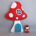 TOADSTOOL TOOTH FAIRY PILLOW
