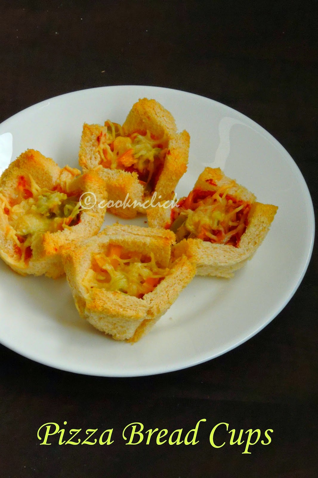Pizza Bread Cups Cook N Click