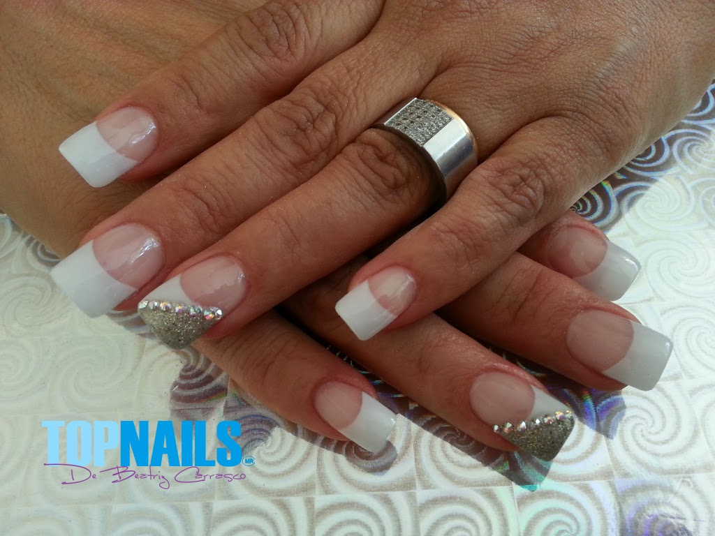 cheap affordable topnailscl uas acrlicas y uas gel a domicilio uas acrlicas francesas decoradas y cristal de swarovski with uas de gel francesas with - Uas Francesas Decoradas cheap affordable topnailscl uas acrlicas y uas gel a domicilio uas acrlicas francesas decoradas y cristal de swarovski with uas de gel francesas with - Uas Francesas Decoradas