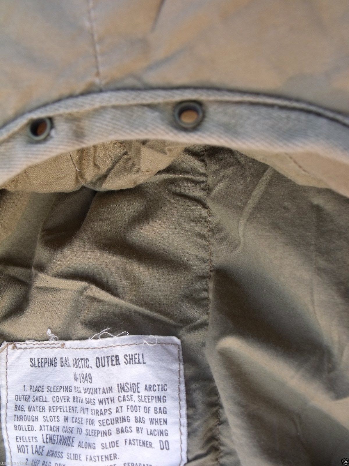 bingbabel US Army M1949 Arctic Sleeping Bag Outer Shell Type II