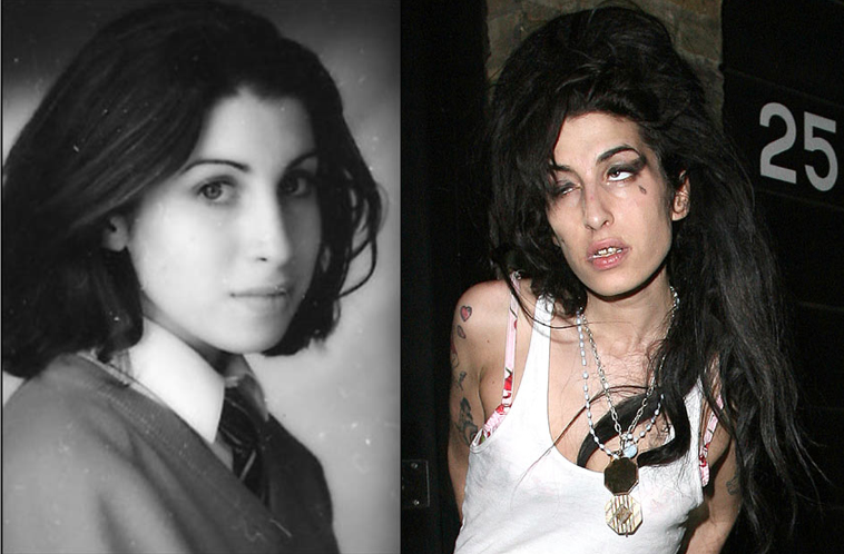 Amy Winehouse Before And After