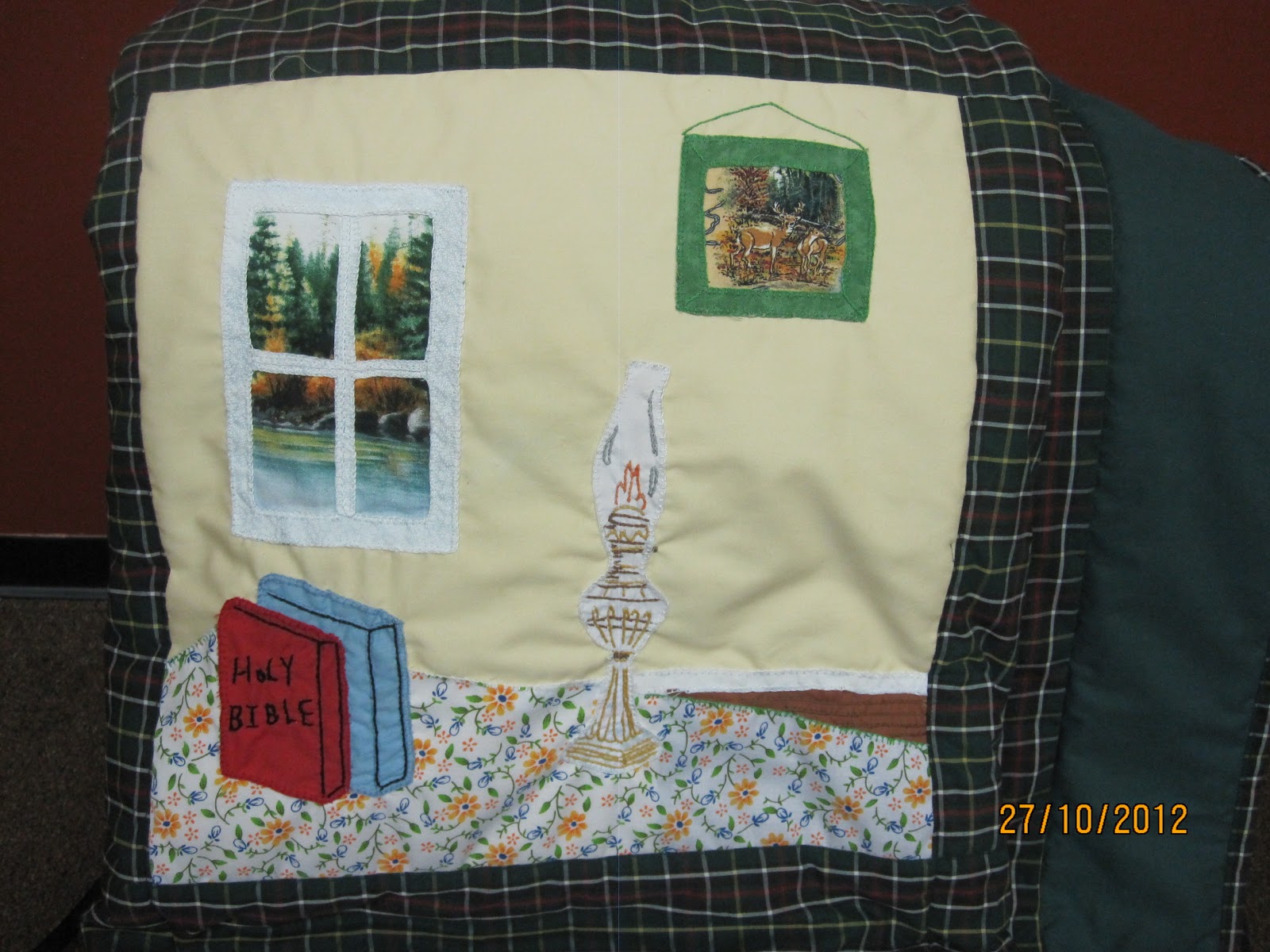 A year in rural New Found Land Newfoundland quilt