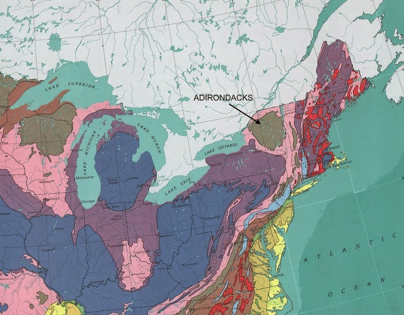History of the Earth May 24. The Adirondacks