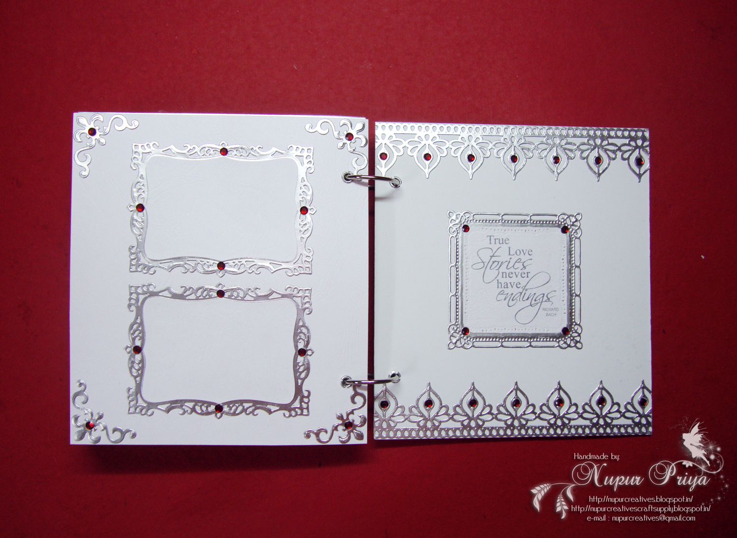 nupur creatives 25th Wedding Anniversary Scrapbook