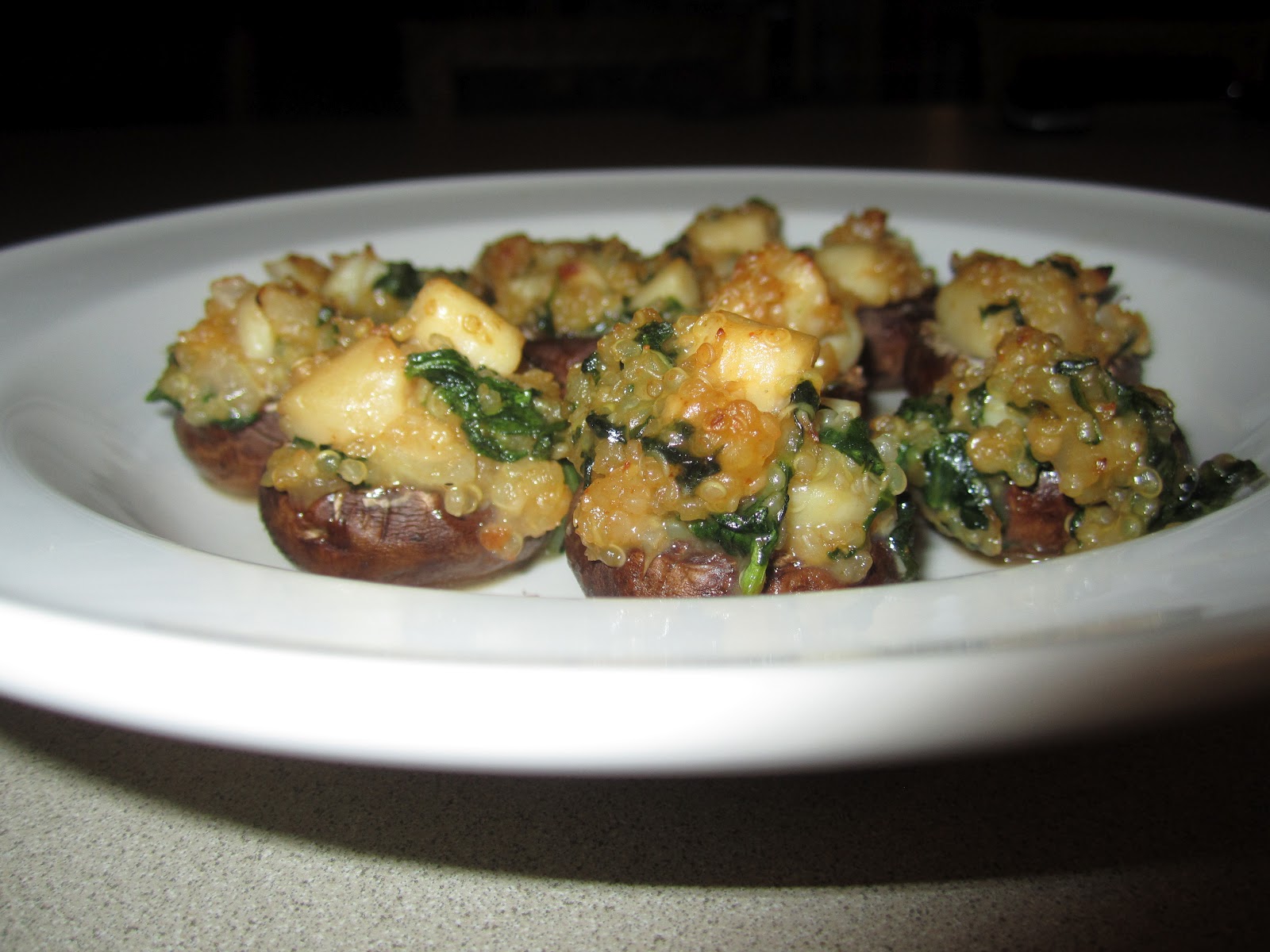 Destination Dream Big Sweet and Spicy Scallop Stuffed Mushrooms