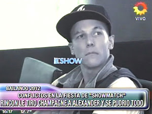 Duro cruze entre Andrea Rincon y Alexander Cannigia Bailando