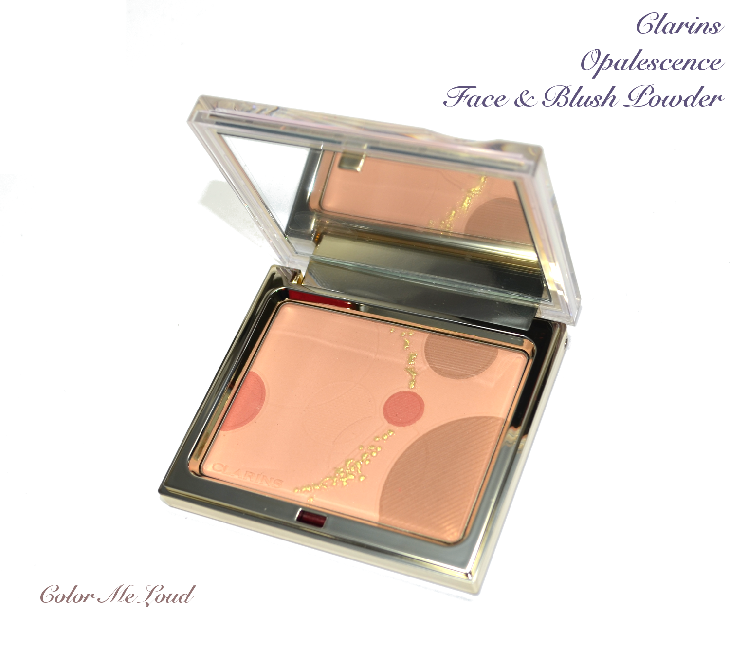 Clarins Opalescence Face & Blush Powder from Opalescence Collection for Spring 2014, Swatches & Comparison