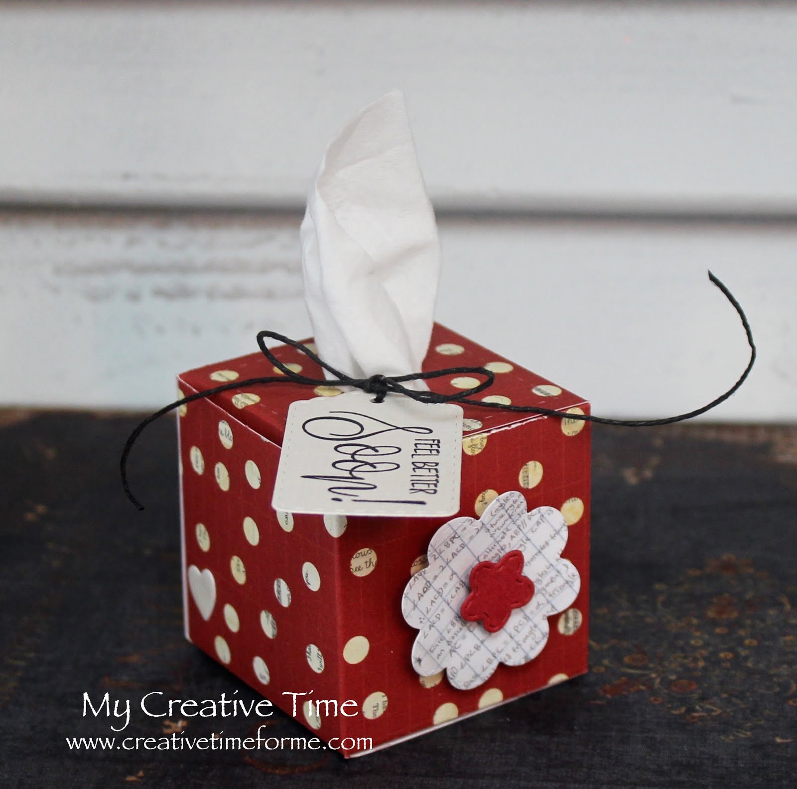 MY CREATIVE TIME Stitched Square Box  ̹ ˻