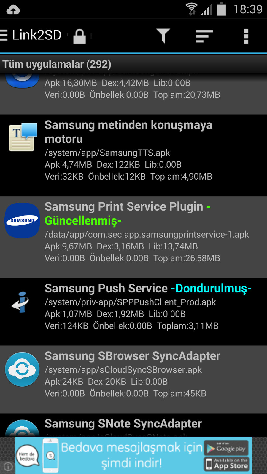 what is samsung push service
