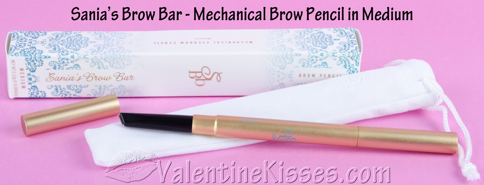 Valentine Kisses Sania S Brow Bar Brow Pencil In Medium Pics Before After Swatches Review