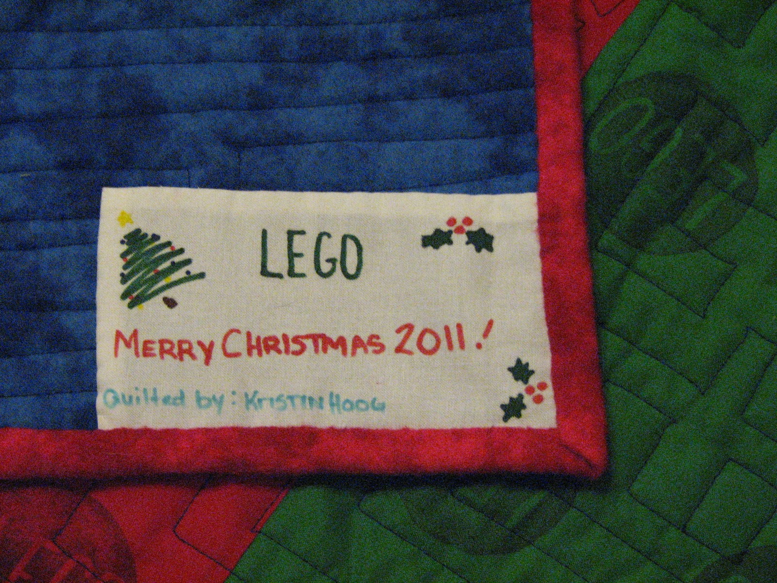The Crafty Quilter's Closet Lego Quilt