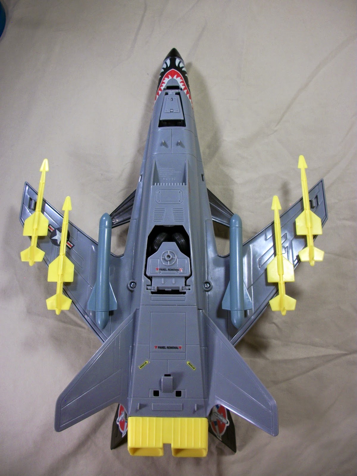 Toys & Hobbies GI Joe Cobra 1986 Conquest Fighter Jet Rear Fin Wing