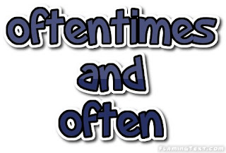 Oftentimes vs Often  Oftentimes+and+often