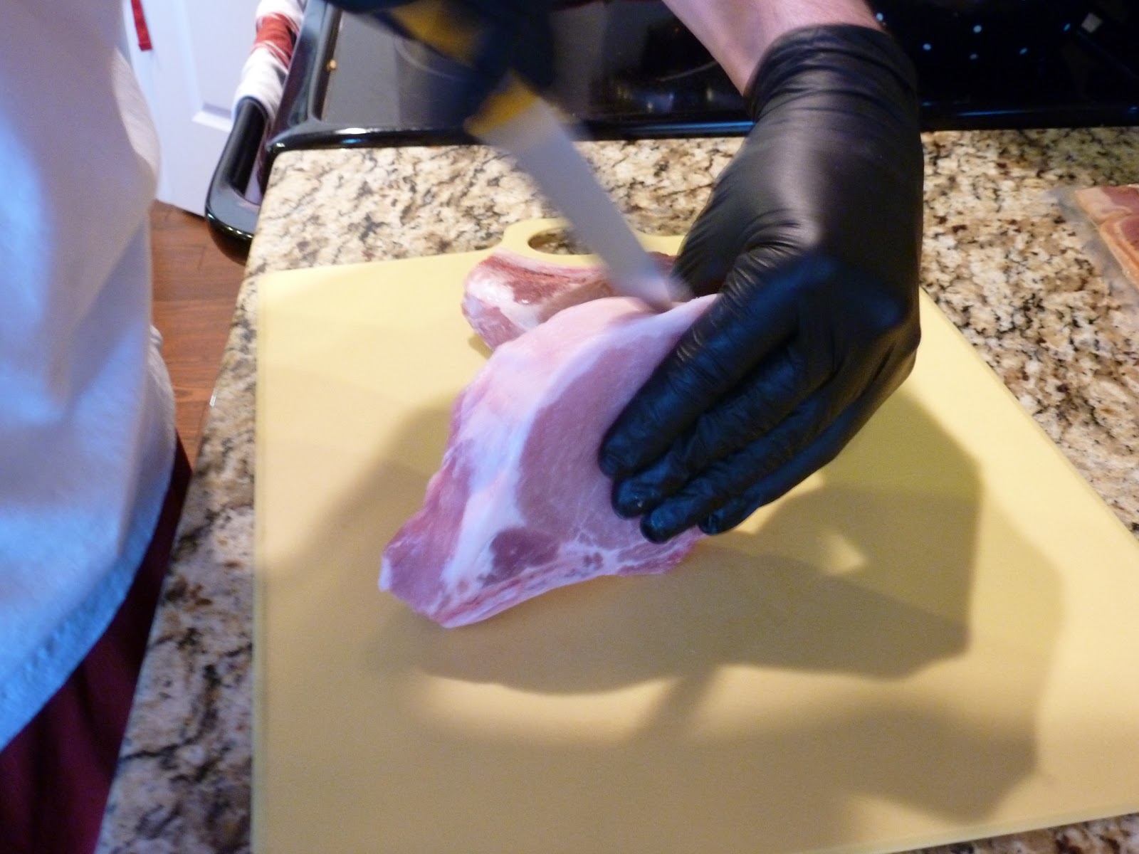 One Nine 3 BBQ Pregnant Pork Chops With Bacon And Apple Babies