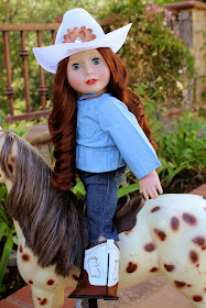 cowgirl outfit for 18 inch doll