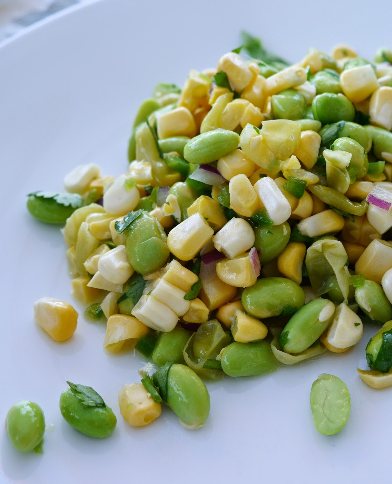 Foods For Long Life Edamame Succotash SaladSimple And Refreshing