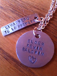 My necklace from another MG. :) "Te Lo Prometo; I Promise You."