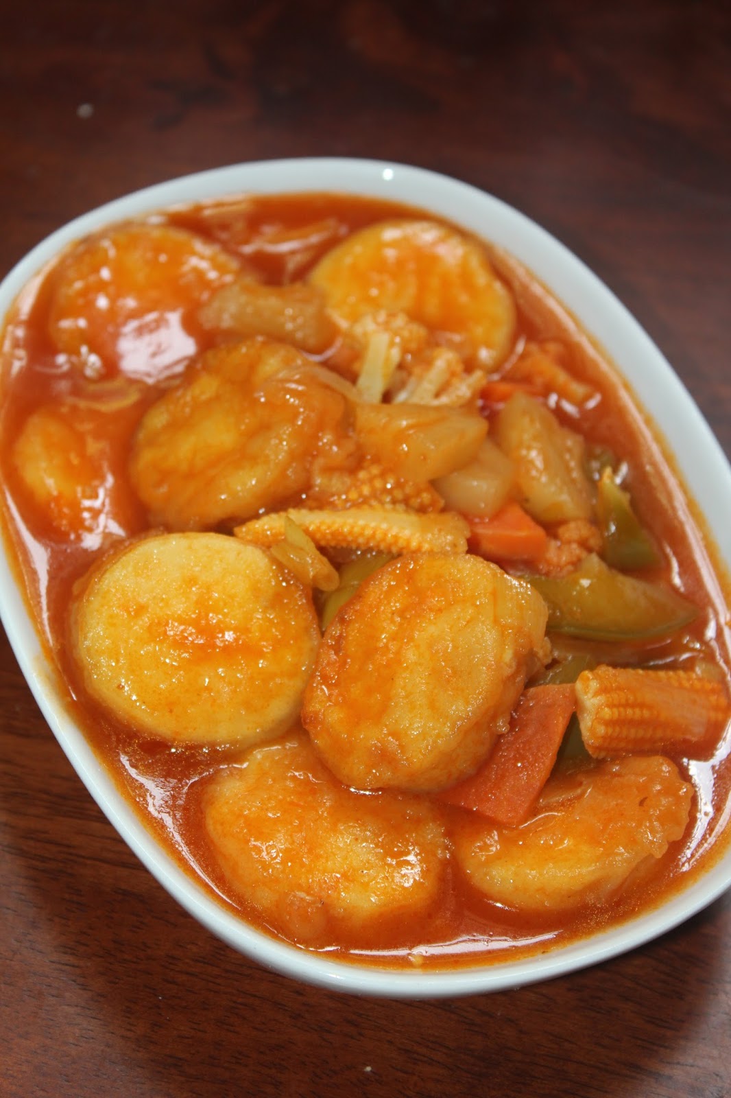 love 2 eat SWEET SOUR EGG TOFU / tofu masam manis