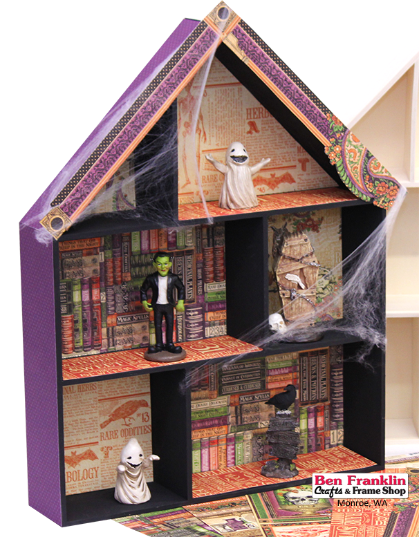 diy miniature haunted house