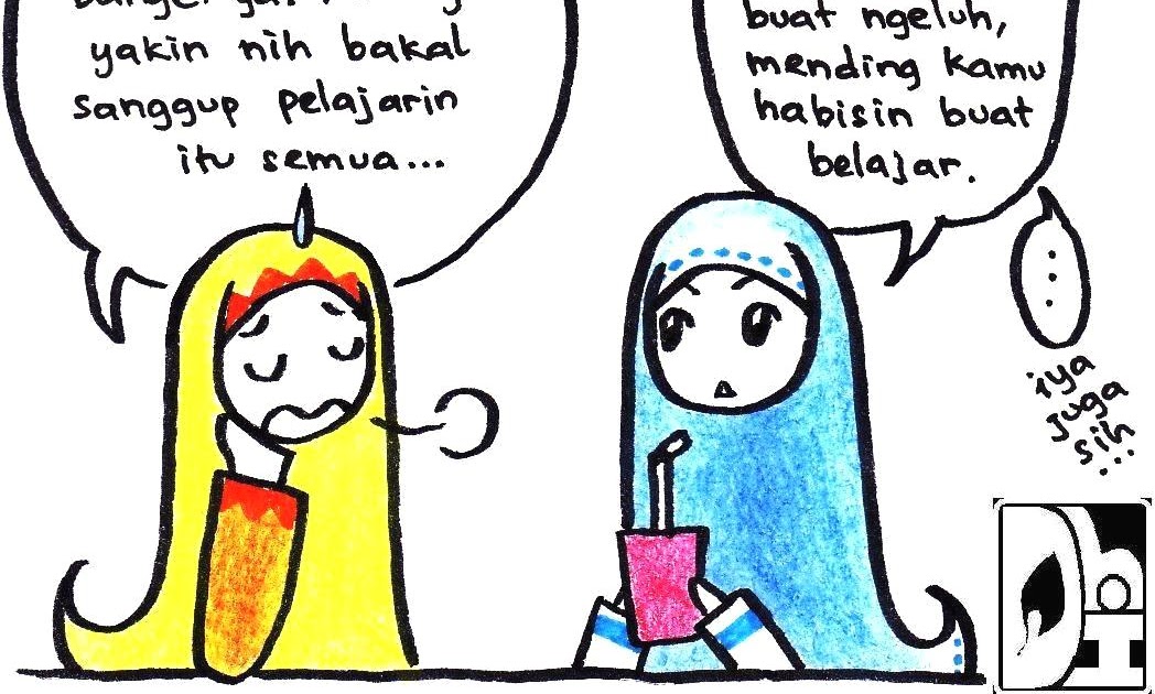 Komik Muslimah daripada ngeluh terus&hellip;