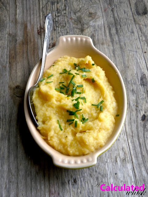 Mashed Rutabaga & Squash with Roasted Garlic (Paleo, Vegan) | acalculatedwhisk.com