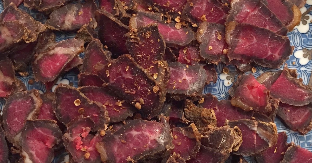 Clean Family Food Biltong (a bit like beef jerky but a million times