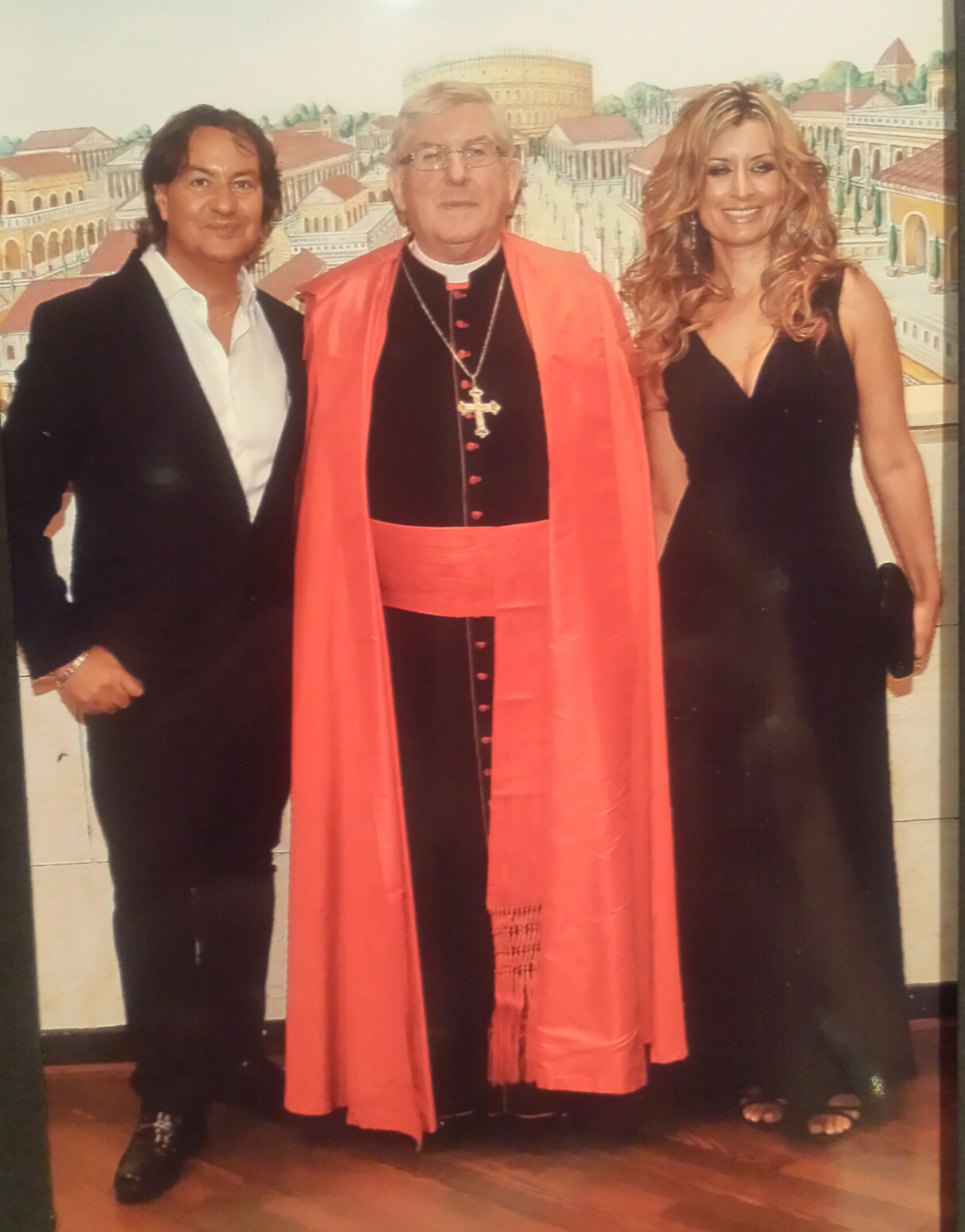 Tony and I with Cardinal Collins