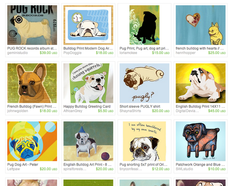 c. creativity life in macro Etsy Dog Art