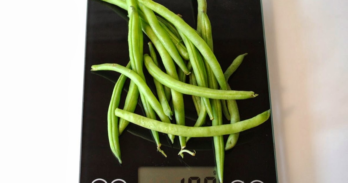 100 Grams 100 Grams of Green String Beans, Raw