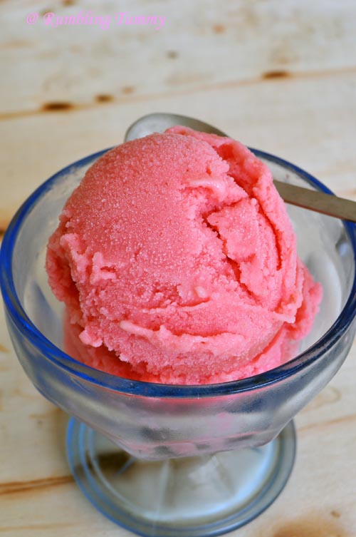 Rumbling Tummy Strawberry Yoghurt Ice Cream