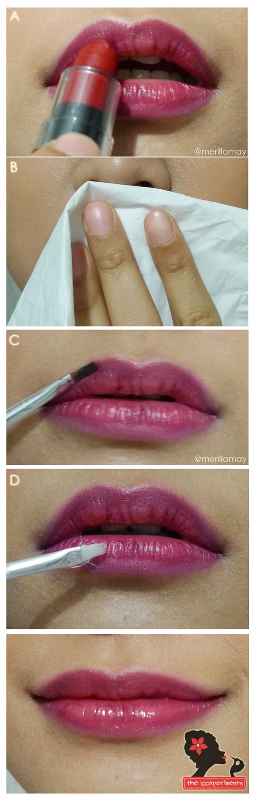 Tutorial Aplikasi Lipstik | merilla may s blog tutorial wearable dark lipstick Tutorial Aplikasi Lipstik | merilla may s blog tutorial wearable dark lipstick